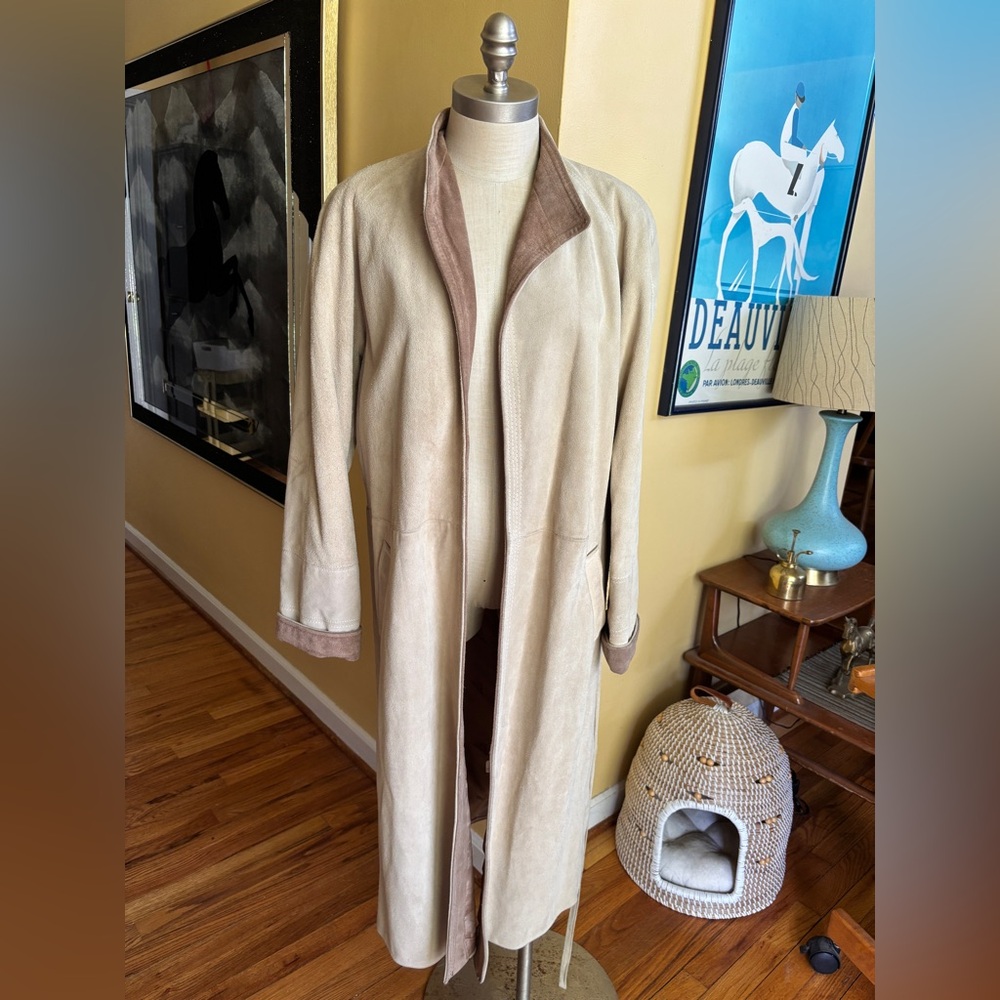 vintage 80’s suede leather jordache jacket coat